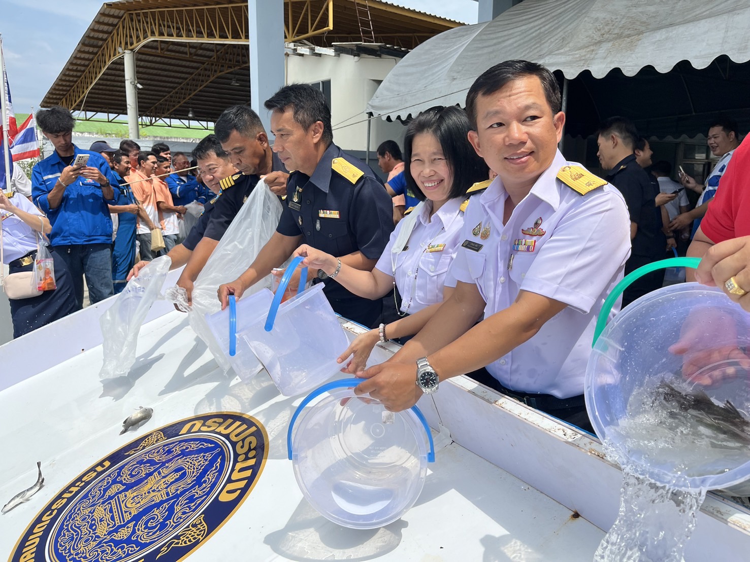 เข้าร่วมพิธีปล่อยพันธุ์สัตว์น้ำ เนื่องในวันประมงแห่งชาติ ประจำปี 2567..คลิก