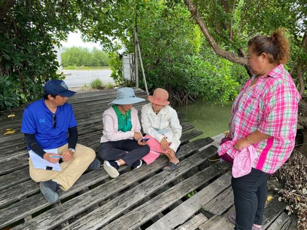 สำนักงานประมงพื้นที่กรุงเทพมหานคร ลงพื้นที่ให้บริการแก่เกษตรกรในพื้นที่แขวงท่าข้าม เขตบางขุนเทียน กรุงเทพมหานคร