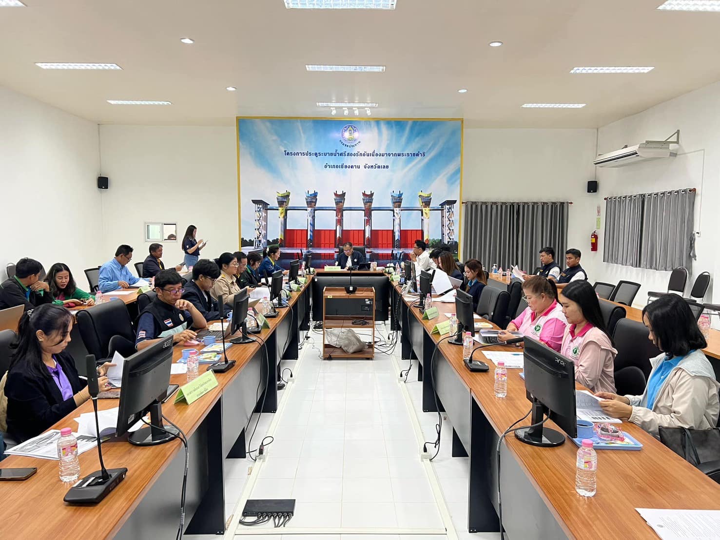 ประชุมสรุปผลการดำเนินงานตามแผนอนุรักษ์และพัฒนาสิ่งแวดล้อม โครงการประตูระบายน้ำ ศรีสองรักอันเนื่องมาจากพระราชดำริ จังหวัดเลย ปีงบประมาณ พ.ศ. 2567 (ครั้งที่ 3/2567)