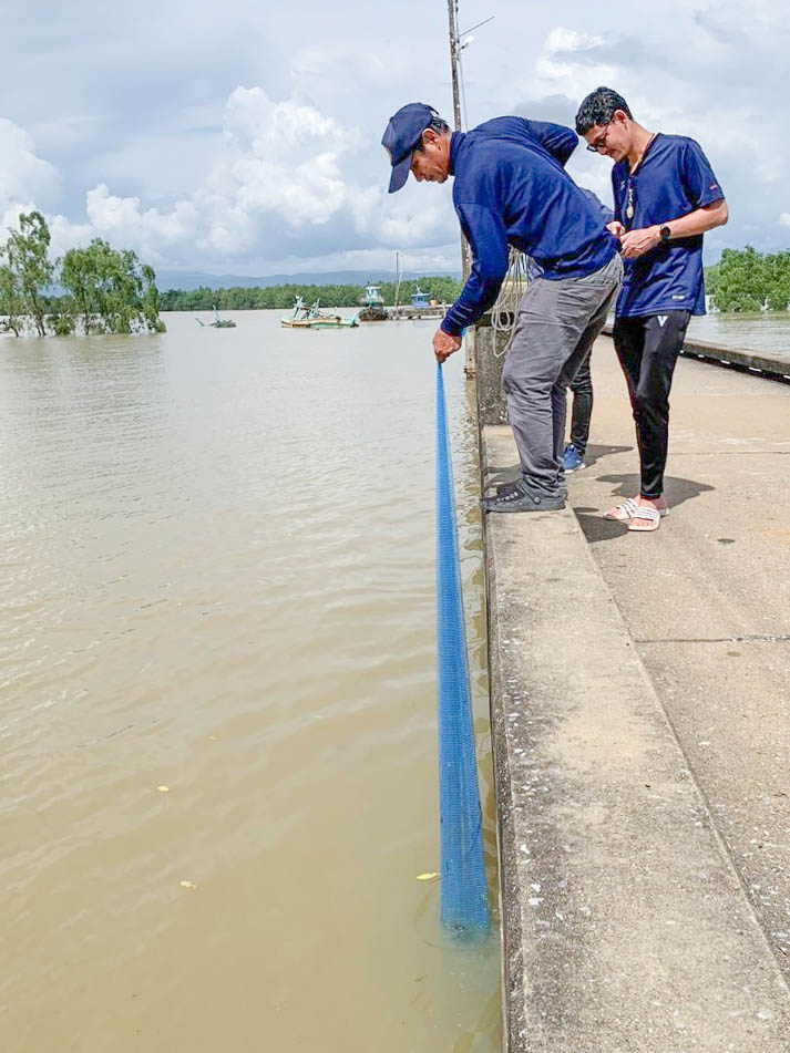 การสำรวจพื้นที่ตามโครงการแก้ไขปัญหาการแพร่ระบาดของปลาหมอคางดำมาตรการระยะเร่งด่วน ครั้งที่ 4 ประจำปีงบประมาณ 2567