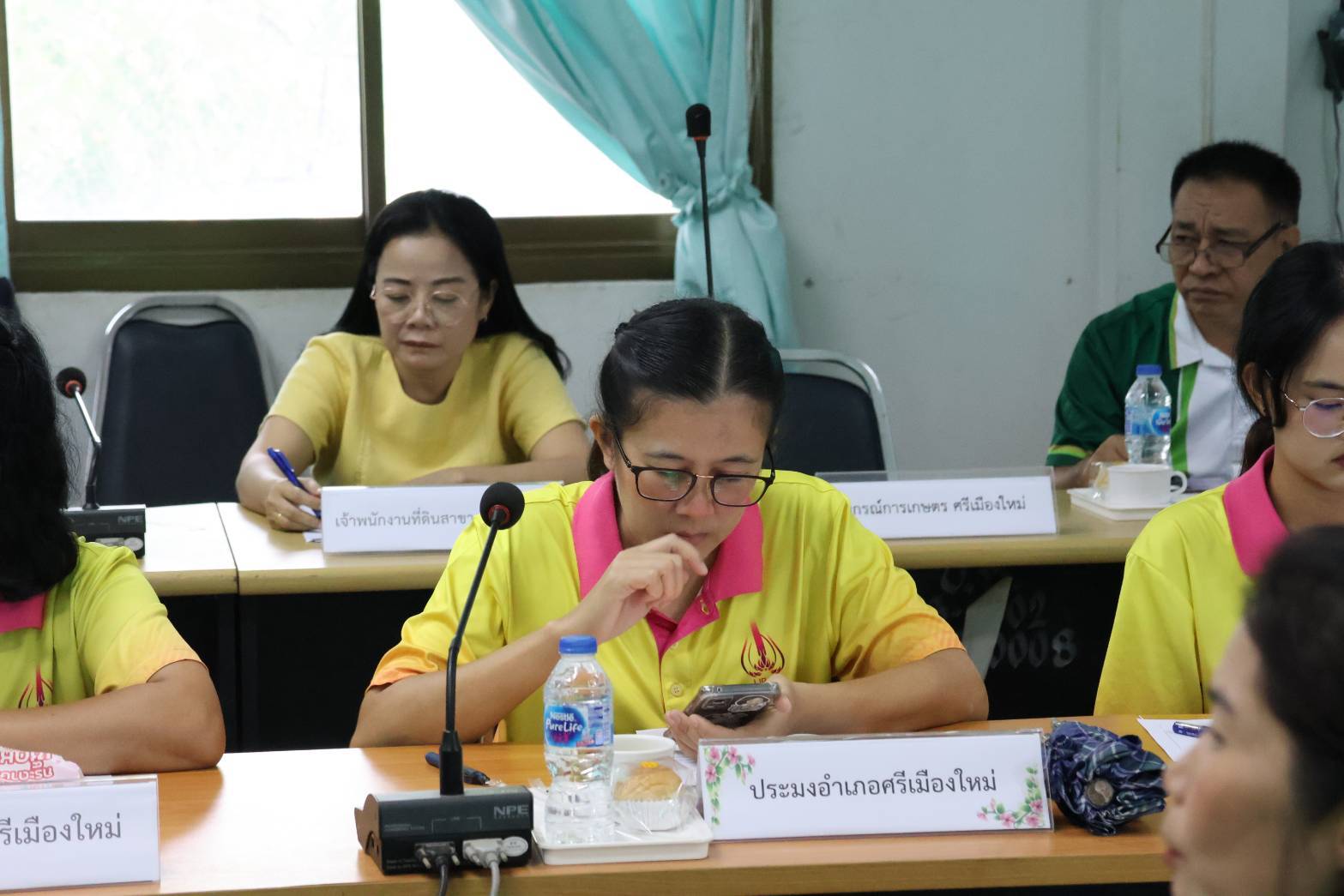 ประมงอำเภอศรีเมืองใหม่ ร่วมประชุมประจำเดือนหัวหน้าส่วนราชการ ประจำเดือนตุลาคม 2566 ..คลิก