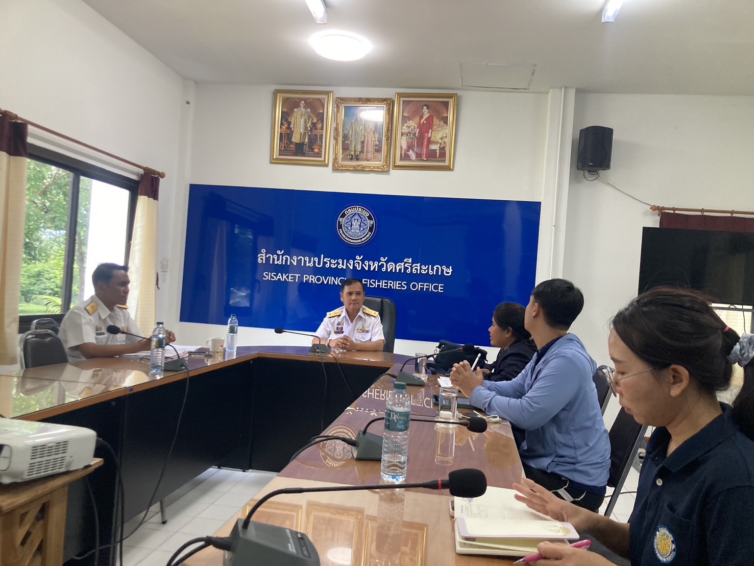 ร่วมประชุมหารือกับกลุ่มกำหนดมาตรการด้านการประมง..คลิก