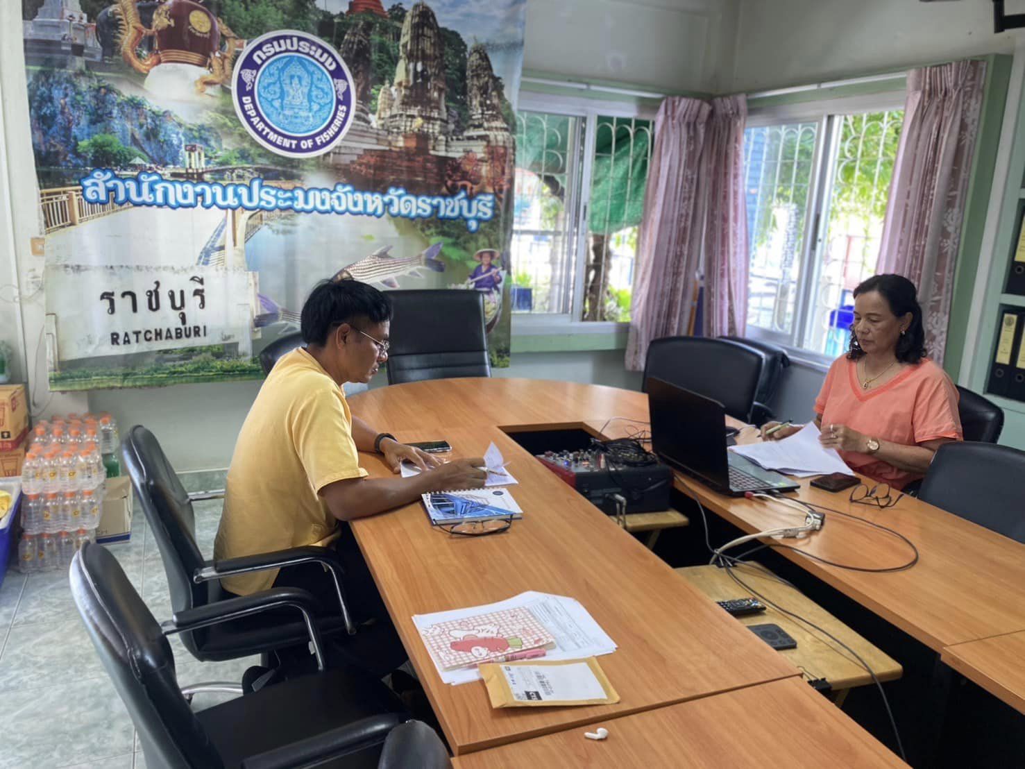 เข้าร่วมประชุมเตรียมความพร้อมการดำเนินโครงการสร้างแรงจูงใจในการนำปลาหมอคางดำที่กำจัดออกไปใช้ประโยชน์โดยการหมักปลาร้า