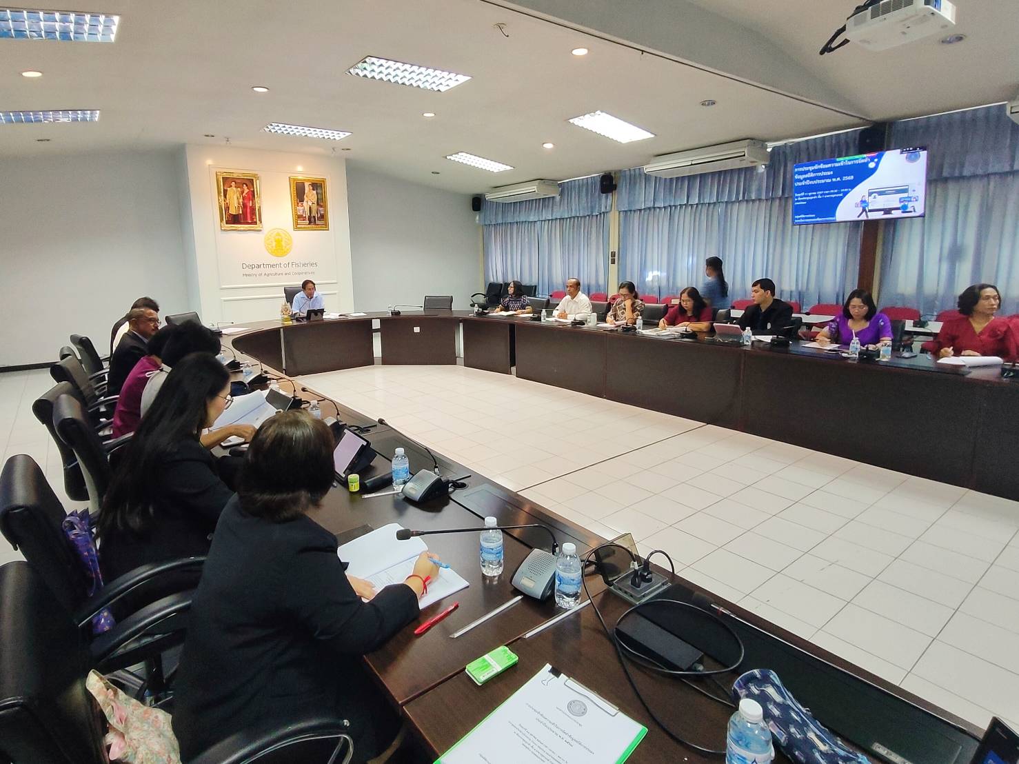 การประชุมซักซ้อมความเข้าใจการจัดทำข้อมูลสถิติการประมง ประจำปีงบประมาณ พ.ศ.2568