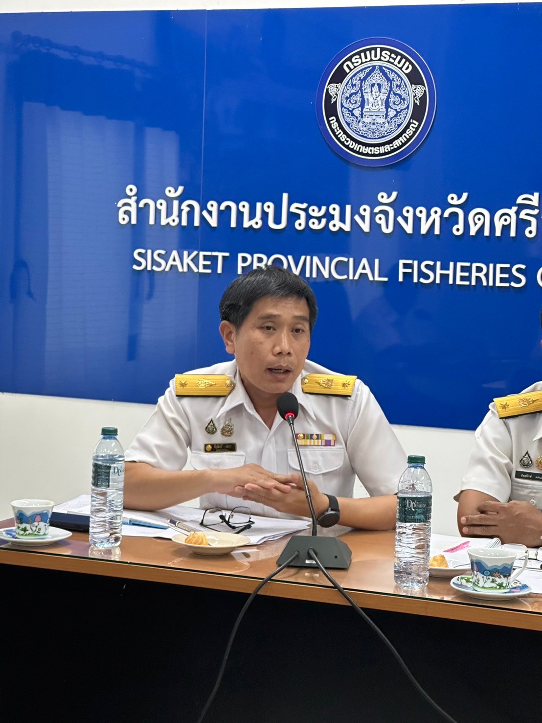 ร่วมประชุมปรึกษาหารือการดำเนินการจัดทำโครงการต้นแบบการส่งเสริมเลี้ยงปลาในนาข้าว..คลิก