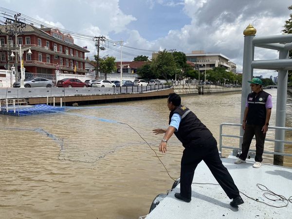 สำนักงานประมงพื้นที่กรุงเทพมหานคร ลงพื้นที่สำรวจการแพร่ระบาดของปลาหมอคางดำ ในพื้นที่เขตป้อมปราบศัตรูพ่าย กรุงเทพมหานคร