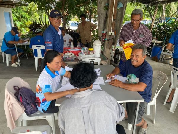 สำนักงานประมงพื้นที่กรุงเทพมหานคร ลงพื้นที่ให้บริการแก่เกษตรกร ในพื้นที่แขวงท่าข้าม เขตบางขุนเทียน กรุงเทพมหานคร