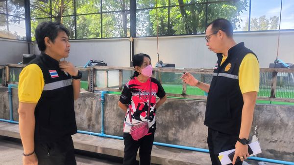 สำนักงานประมงพื้นที่กรุงเทพมหานคร ลงพื้นที่ตรวจประเมินสถานกักกันสัตว์น้ำที่ขอต่ออายุสถานกักกันสัตว์น้ำ ประจำปี 2567