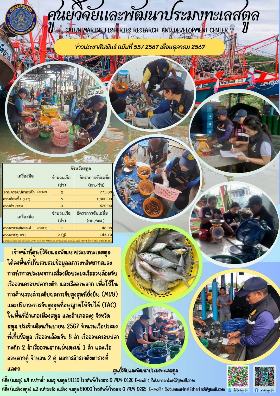 ข่าวประชาสัมพันธ์  ฉบับที่ ๕๕/๒๕๖๗  ประจำเดือนตุลาคม  ๒๕๖๗..คลิก