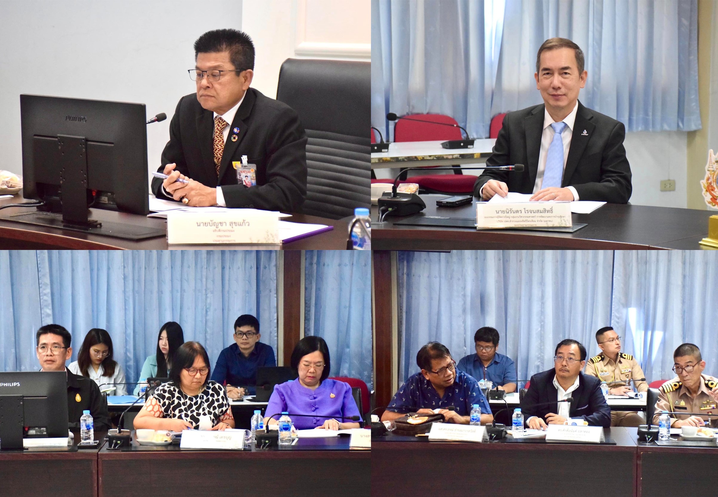 การประชุมคณะกรรมการที่ปรึกษาโครงการศึกษาวิจัยการจัดสร้างแหล่งอาศัยสัตว์ทะเลเพื่อการประมงจากขาแท่นหลุมผลิตปิโตรเลียมนอกชายฝั่งทะเลอ่าวไทย ครั้งที่ 1/2567