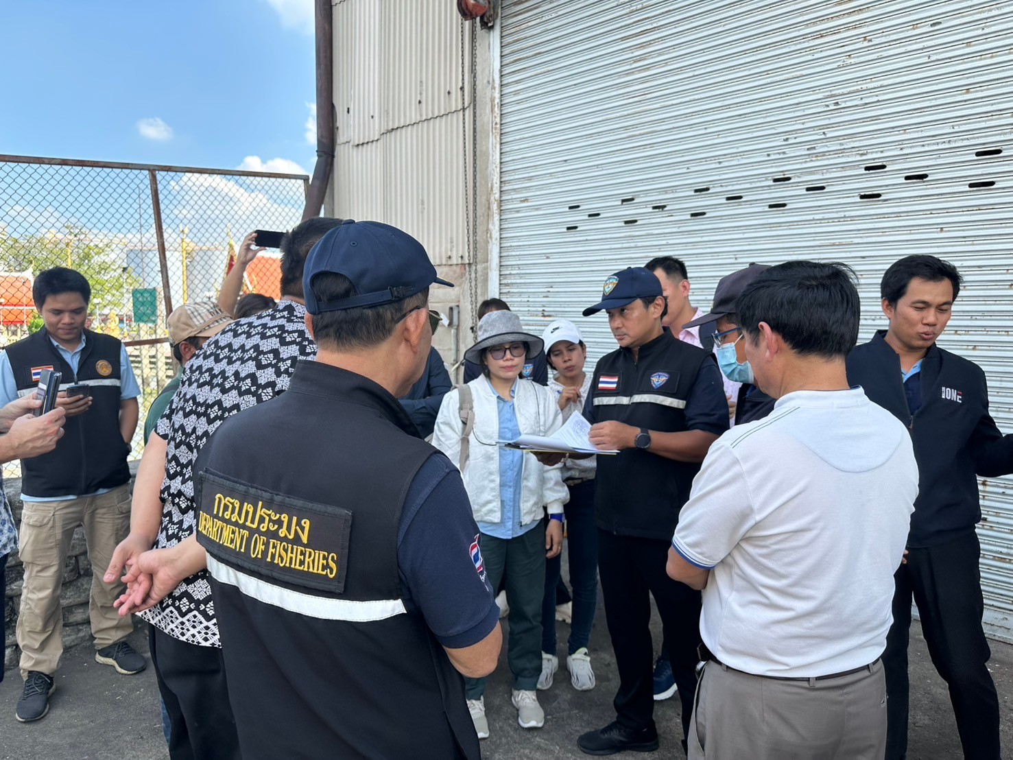 เจ้าหน้าที่ประมงกัมพูชาศึกษาดูงาน ณ ท่าเทียบเรือ 23 และ ท่าเทียบเรือ 27A 