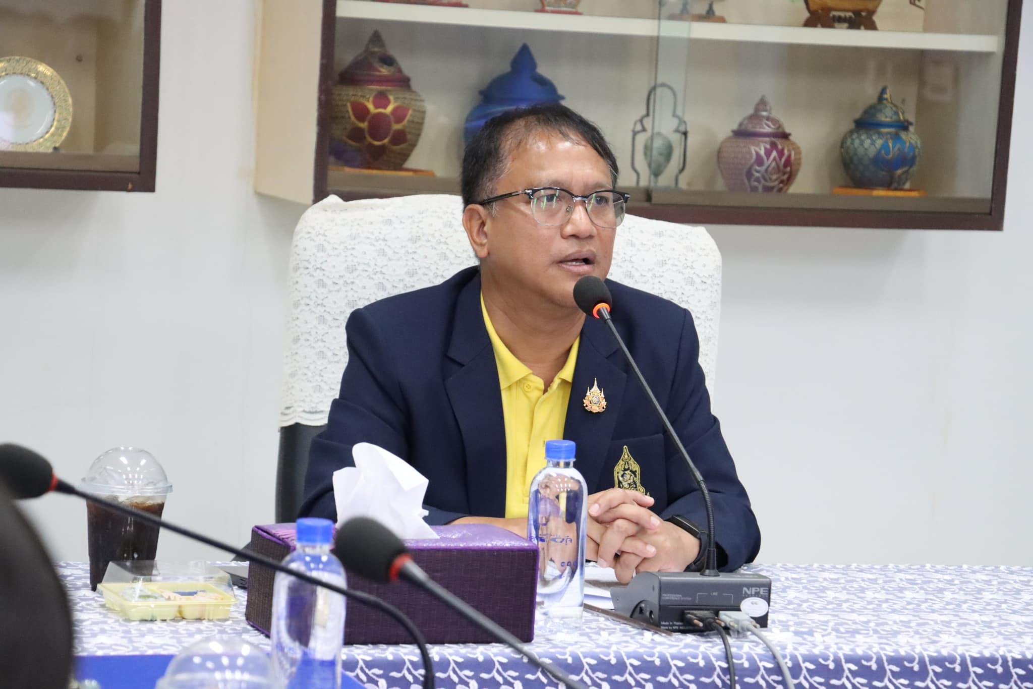 เตรียมการรับเสด็จ สมเด็จพระกนิษฐาธิราชเจ้า กรมสมเด็จพระเทพรัตนราชสุดาฯสยามบรมราชกุมารี