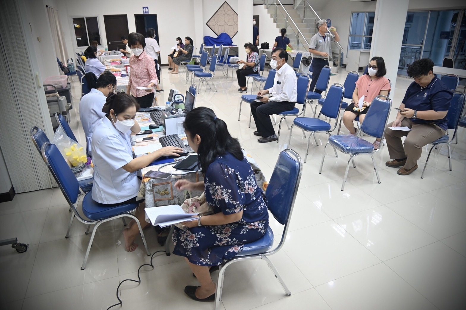 กรมประมงจัดกิจกรรมตรวจสุขภาพติดตามผลการรักษา ครั้งที่ 2..คลิก