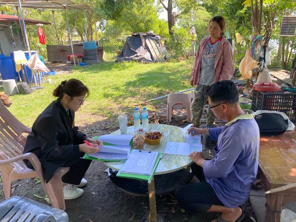 สำนักงานประมงพื้นที่กรุงเทพมหานคร ลงพื้นที่ให้บริการแก่เกษตรกรในพื้นที่เขตลาดกระบัง กรุงเทพมหานคร