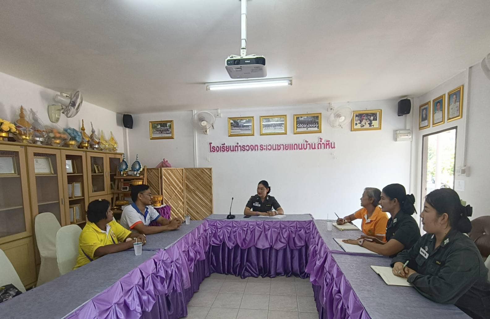 ลงพื้นที่โรงเรียนตำรวจตระเวนชายแดนบ้านถ้ำหิน และโรงเรียนตำรวจตระเวนชายแดนตะโกปิดทอง