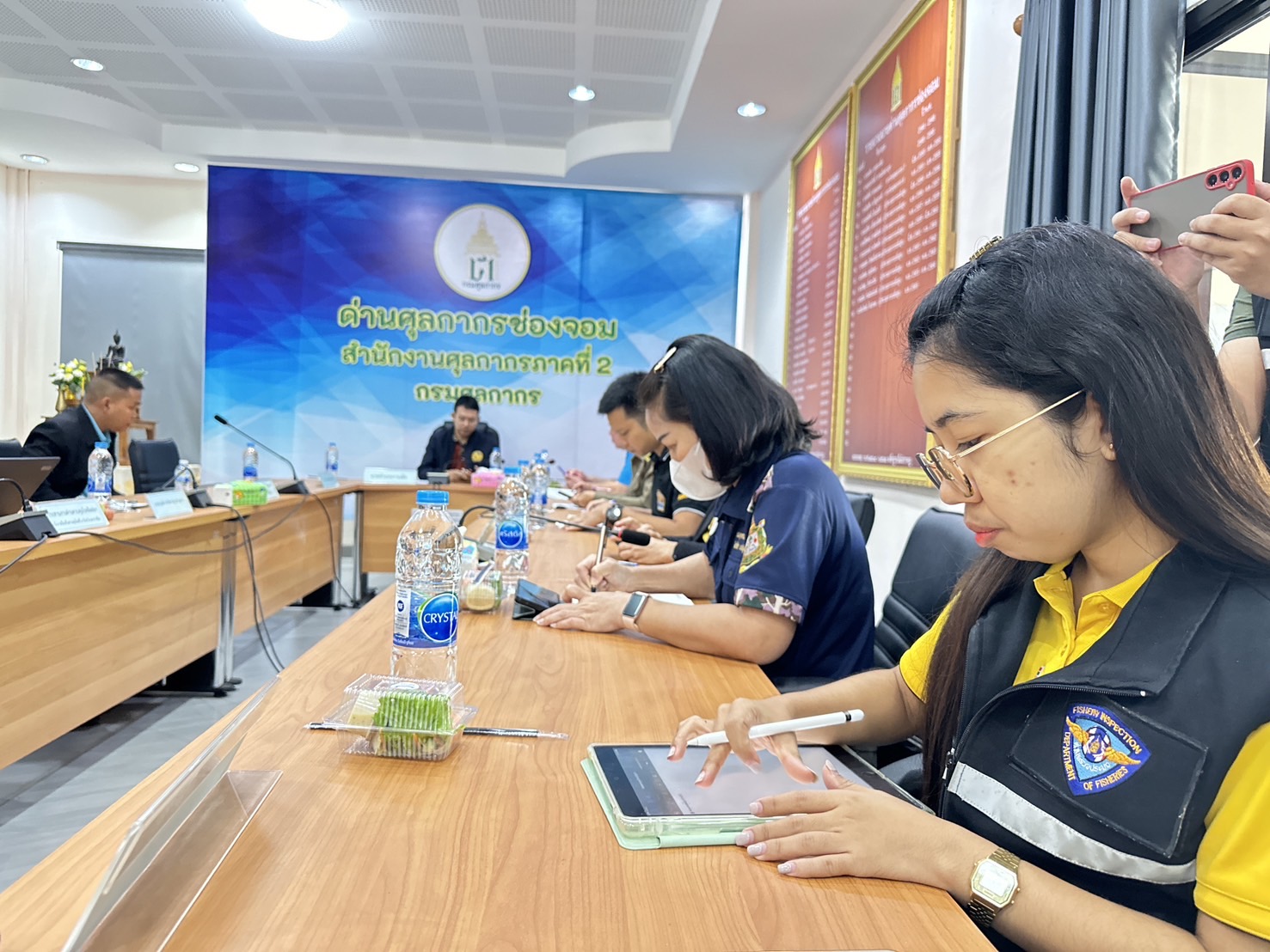 ประชุมคณะทำงานประจำช่องทางเข้าออกฯ..คลิก
