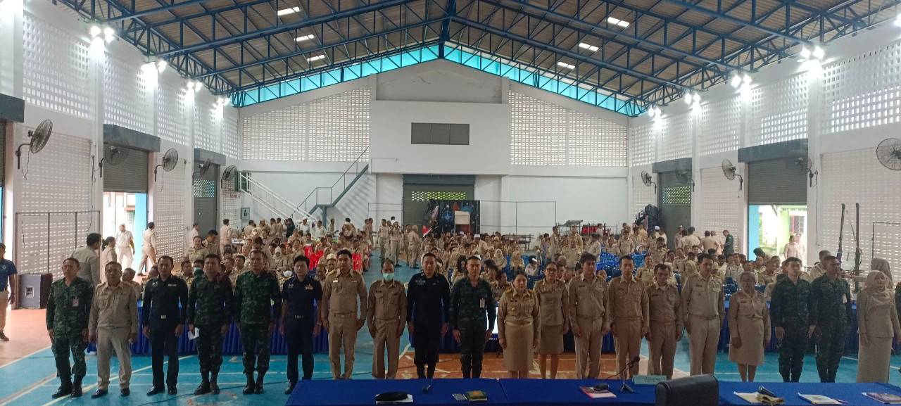 ภาพกิจกรรมเข้าร่วมประชุมกำนัน ผู้ใหญ่บ้าน ประจำเดือนธันวาคม พ.ศ.2567 เพื่อรับฟังการสรุปผลการปฏิบัติงาน
