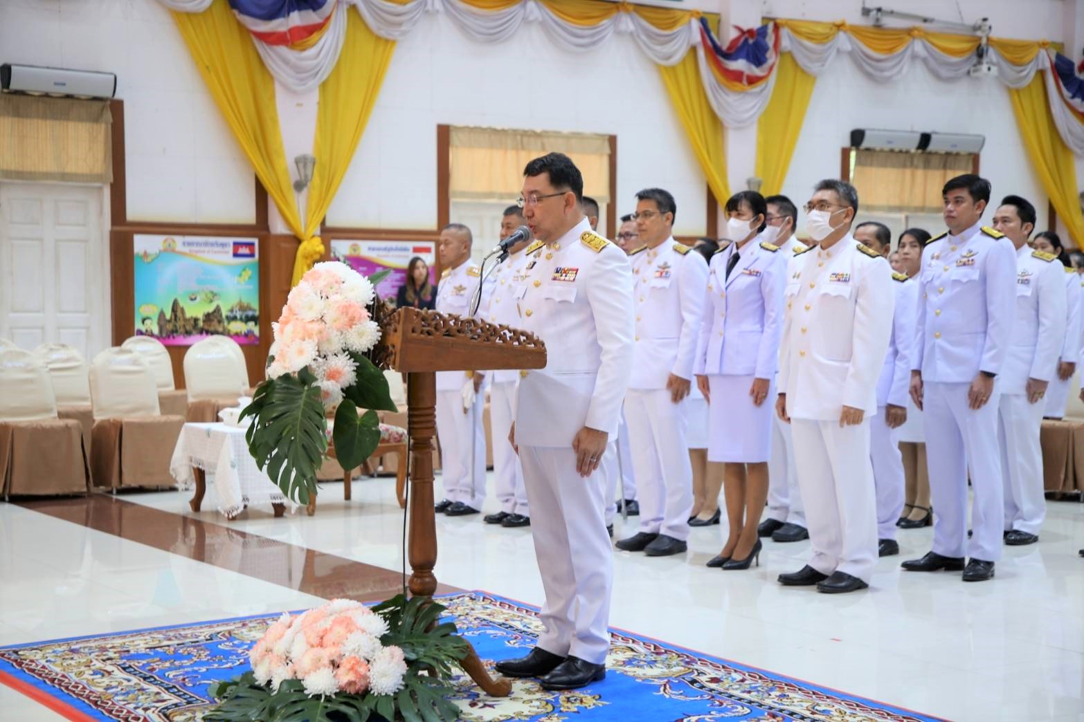 ร่วมพิธีเจริญพระพุทธมนต์ และพิธีถวายพระพรชัยมงคล เนื่องในวันคล้ายวันประสูติ สมเด็จพระเจ้าลูกเธอ เจ้าฟ้าสิริวัณณวรี นารีรัตนราชกัญญา