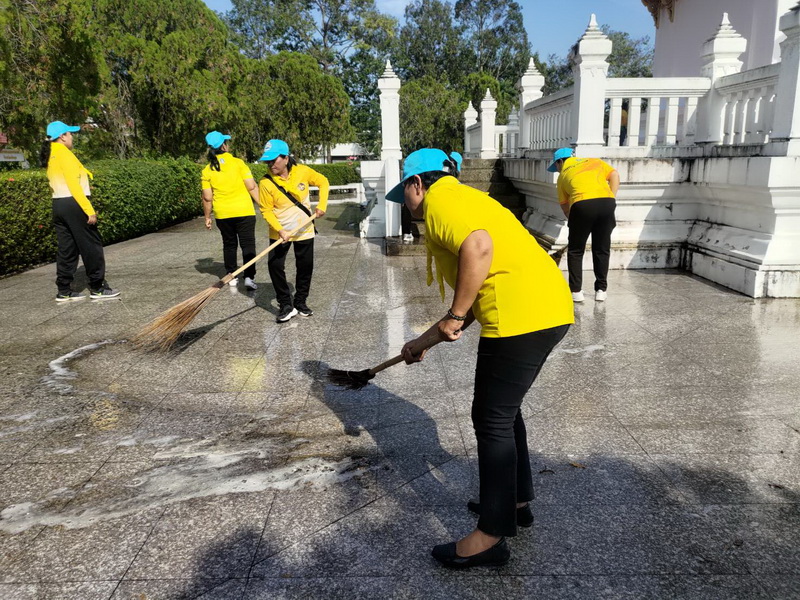ร่วมกิจกรรมจิตอาสาถวายเป็นพระราชกุศล บริเวณหน้าศาลากลางจังหวัดพัทลุง (หลังเก่า)..คลิก
