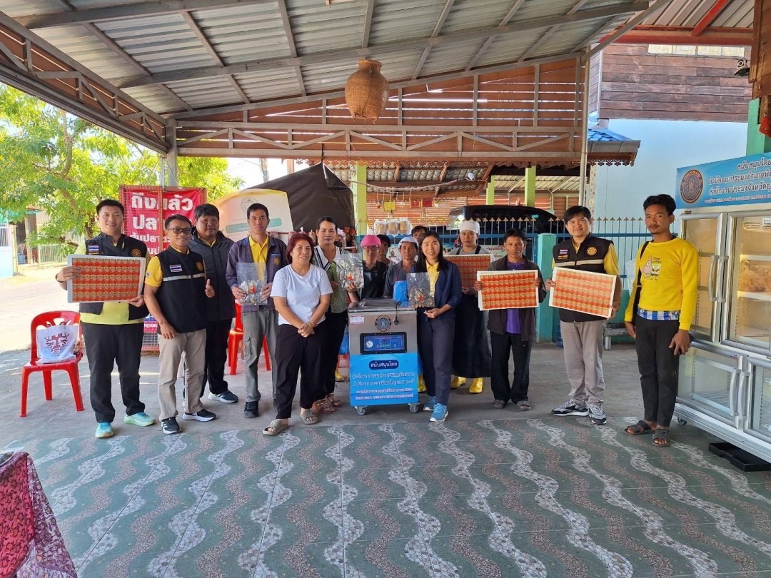 ลงพื้นที่ร่วมกับคณะทำงานขับเคลื่อนโครงการสร้างความเข้มแข็งกลุ่มการบริการประมงในพื้นที่จังหวัดอุบลราชธานี