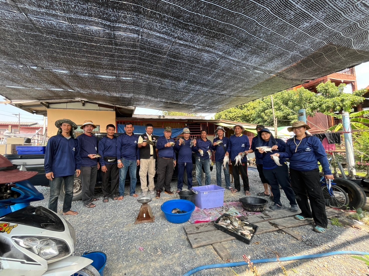 กิจกรรมลงแขกลงคลองกำจัดปลาหมอคางดำ ตามแผนการแก้ไขปัญหาการแพร่ระบาดของปลาหมอคางดำจังหวัดนนทบุรี..คลิก