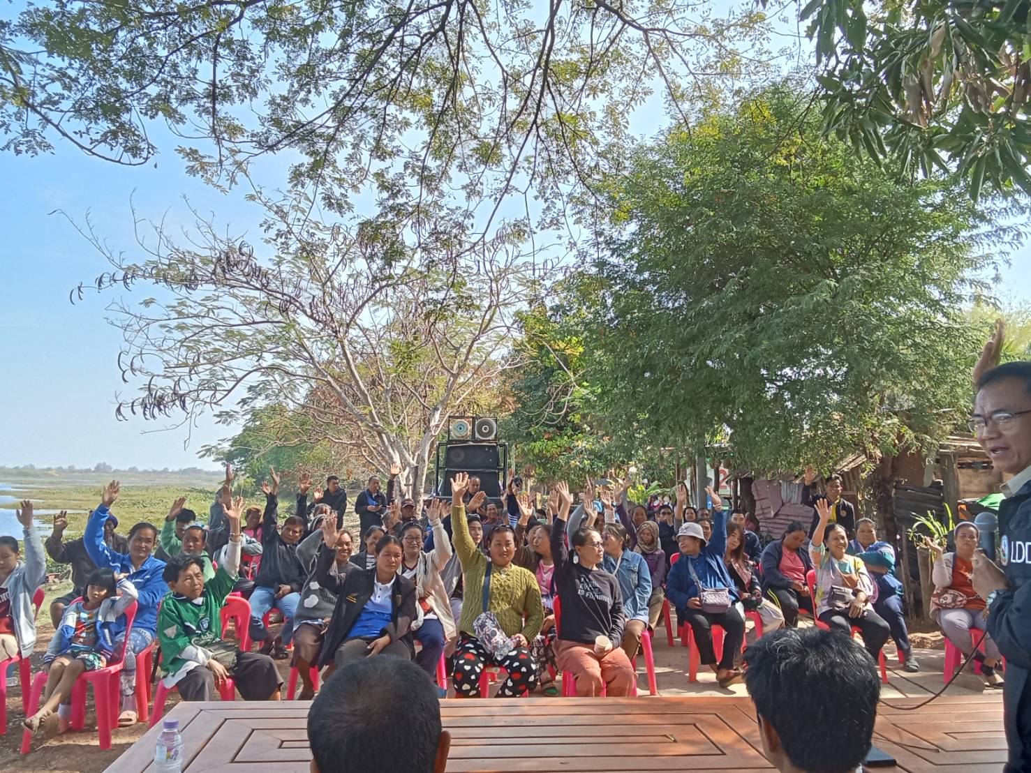 การจัดทำประชาคมโครงการส่งเสริมการเกษตรแบบผสมผสาน ณ จังหวัดสกลนคร