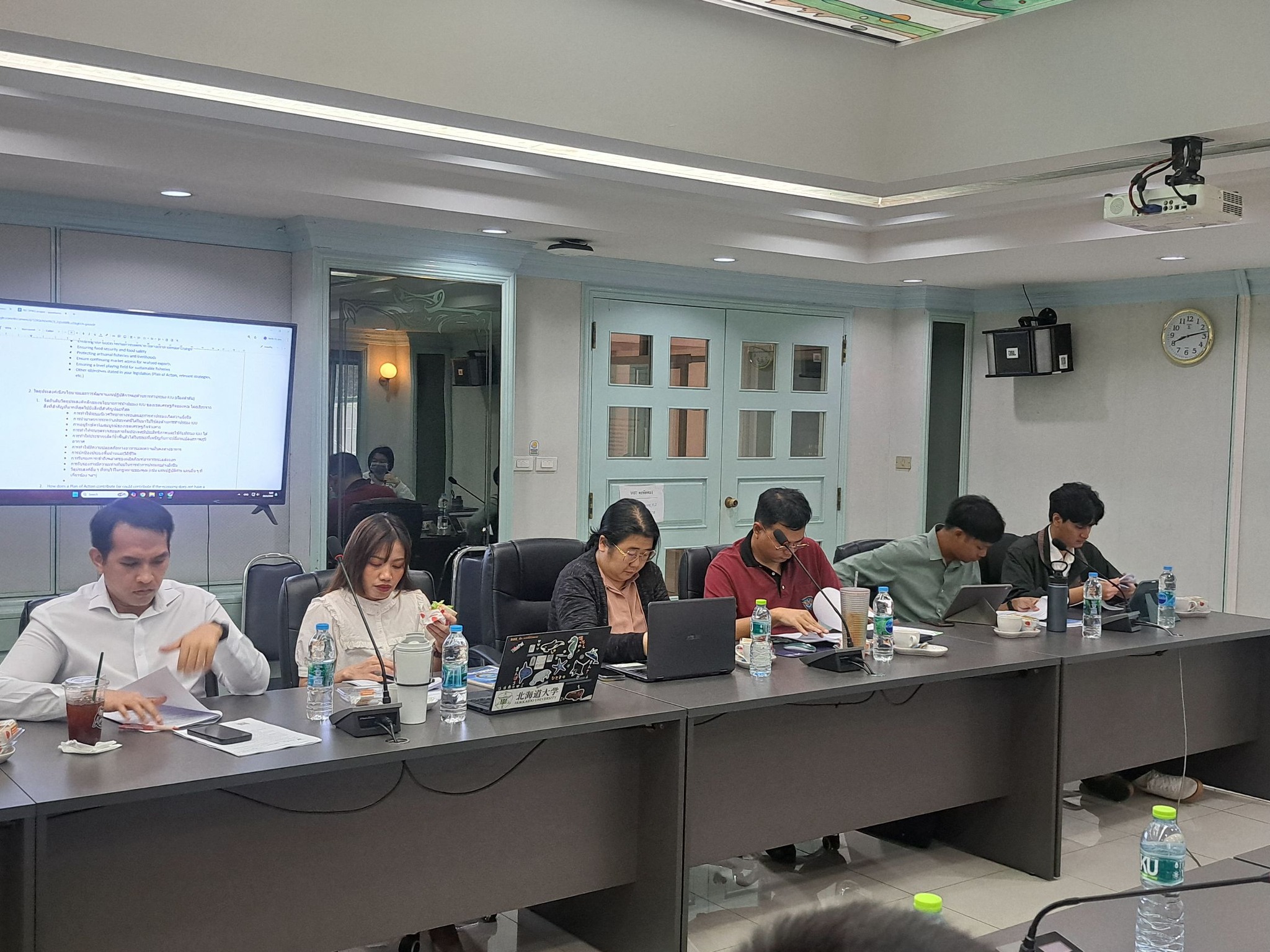 วันพุธที่ 29 มกราคม 2568 เวลา 09.30 น การประชุมหารือสำหรับการตอบแบบสอบถามของโครงการจากเขตเศรษฐกิจนิวซีแลนด์
