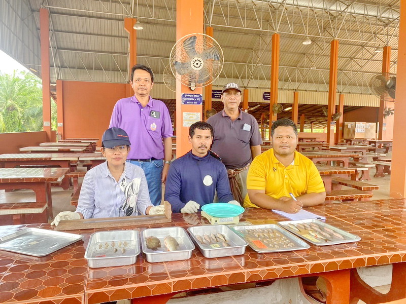 ดำเนินการประเมินสถานภาพทรัพยากรสัตว์น้ำในทะเลพระ อ.เขาชัยสน จ.พัทลุง