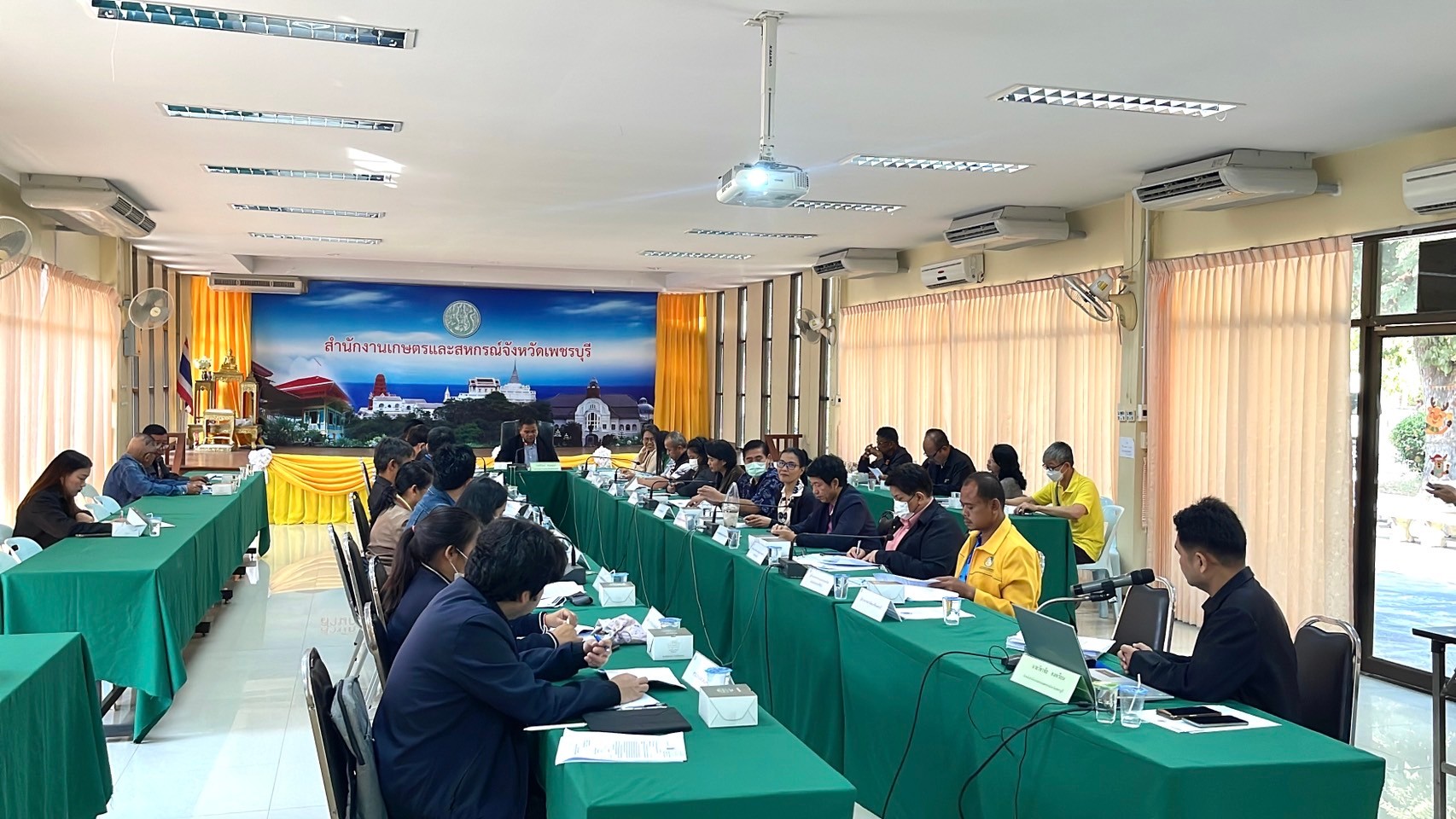 เข้าร่วมประชุมการขับเคลื่อนแผนแม่บทเพื่อพัฒนาเกษตรกรรม ฉบับที่ ๒