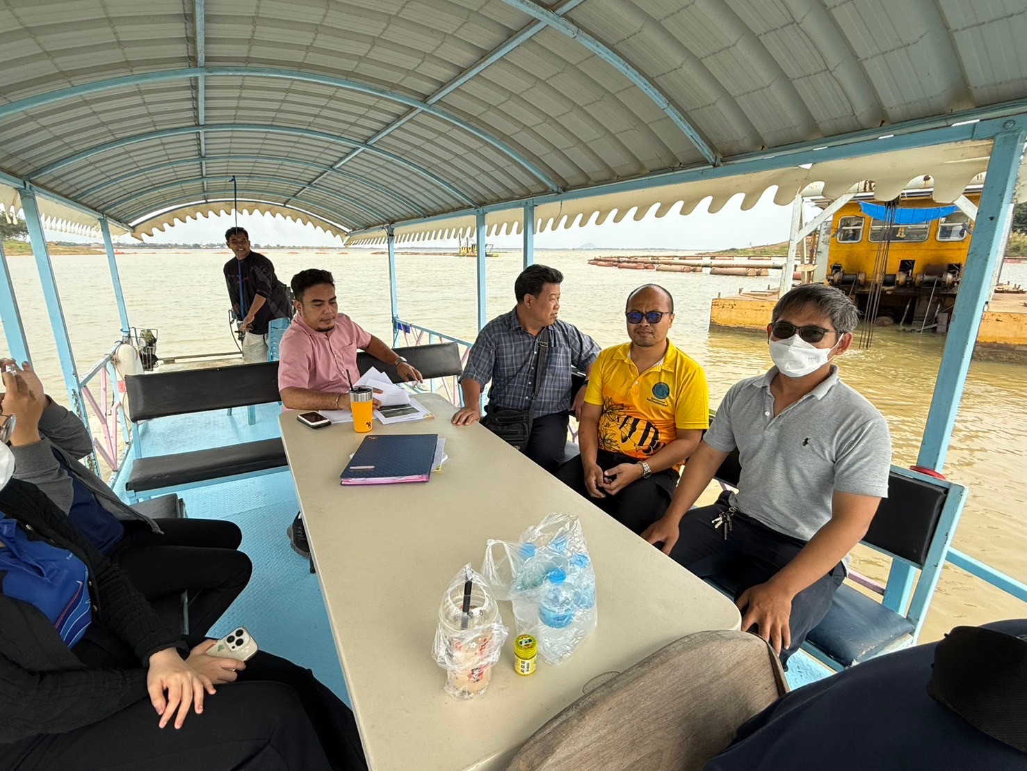 คณะกรรมการตรวจการบูรณะแหล่งน้ำธรรมชาติบึงบอระเพ็ด ประจำปีงบประมาณ พ.ศ.2568 ตรวจรับการปฏิบัติงานขุดลอกตะกินดิน และงานกำจัดวัชพืช ประจำเดือนมกราคม 2568