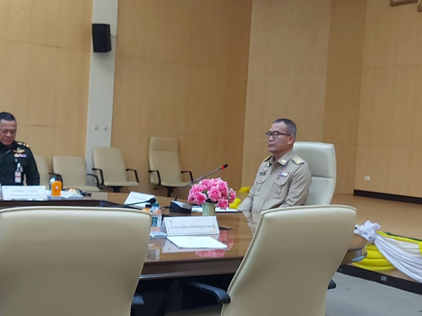  ประมงอุบลฯ ประชุมคณะกรรมการอำนวยการรักษาความมั่นคงภายในจังหวัดอุบลราชธานี