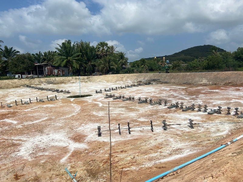 ร่วมตรวจสอบและติดตามฟาร์มโครงการเสริมสภาพคล่องเกษตรกรผู้เลี้ยงกุ้งทะเล