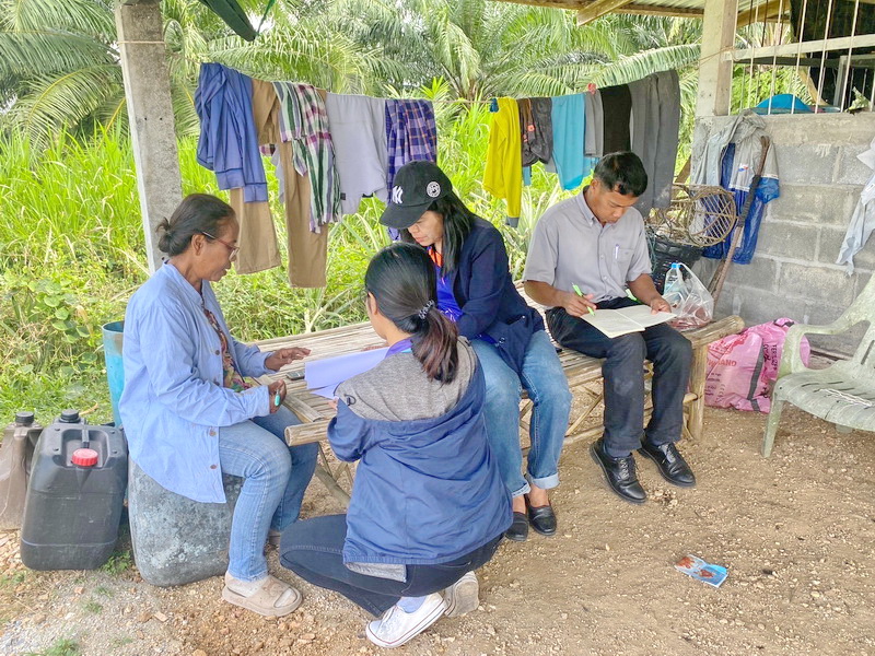 ร่วมตรวจสอบและติดตามฟาร์มโครงการเสริมสภาพคล่องเกษตรกรผู้เลี้ยงกุ้งทะเล
