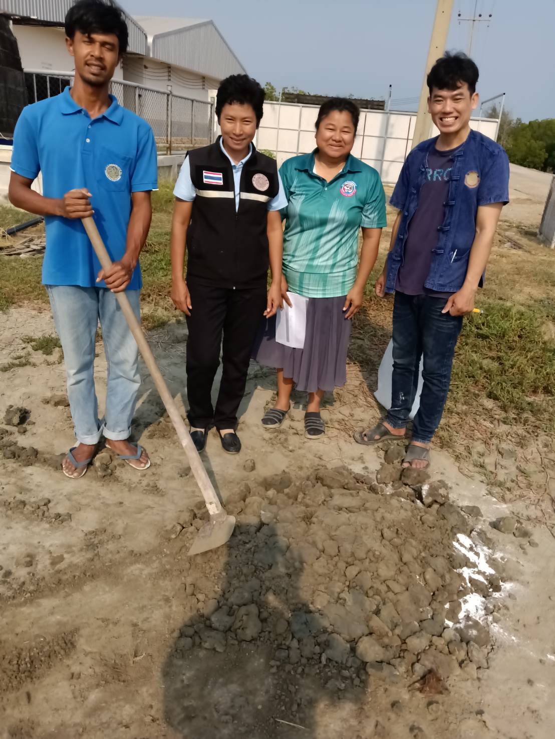การทำลายปลาหมอคางดำที่ผ่านการตรวจสอบสอบโครโมโซมแล้วและไม่พบชุดโครโมโซม ๔n จำนวน ๓๓๒ ตัว