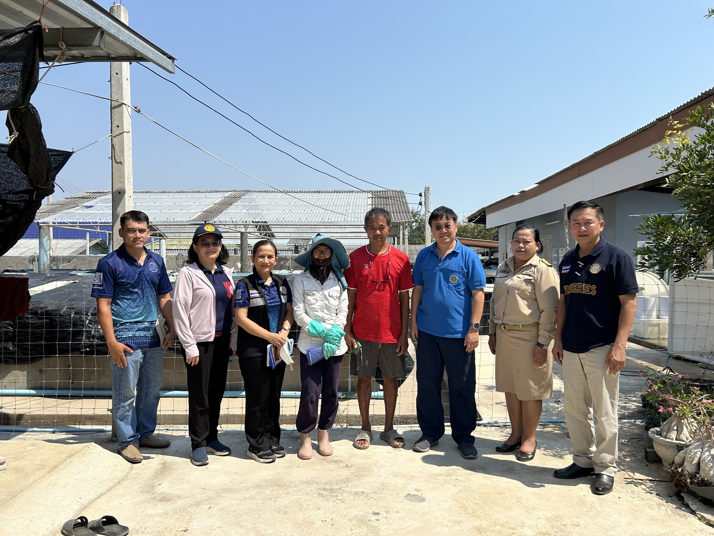 เยี่ยมชมฟาร์ม และประชาสัมพันธ์กุ้งขาว”เพชรดา 1” ให้กับเกษตรกรผู้เพาะเลี้ยงกุ้งขาว