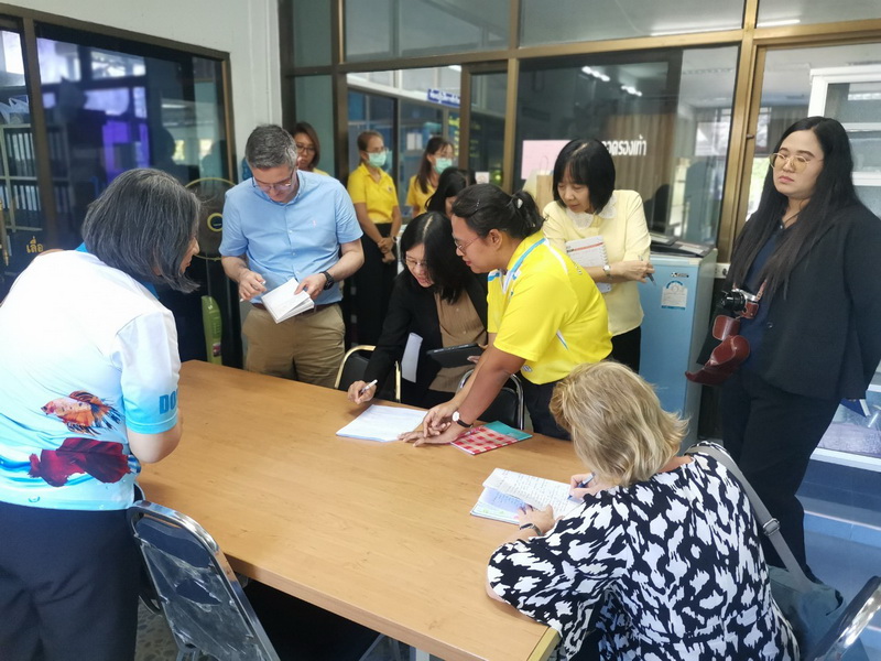 ร่วมต้อนรับคณะผู้ตรวจประเมินจากสหภาพยุโรป