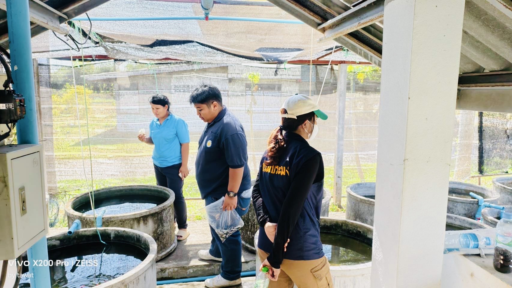 ตรวจประเมินโรงเพาะพันธุ์และอนุบาลสัตว์น้ำจืด ของ ศูนย์วิจัยและพัฒนาการเพาะเลี้ยงสัตว์น้ำจืดมหาสารคาม