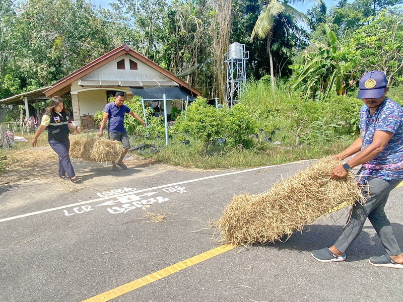 ดำเนินการสร้างอาหารธรรมชาติ ในอ่างเก็บน้ำหนองเลน อ.บางแก้ว จ.พัทลุง