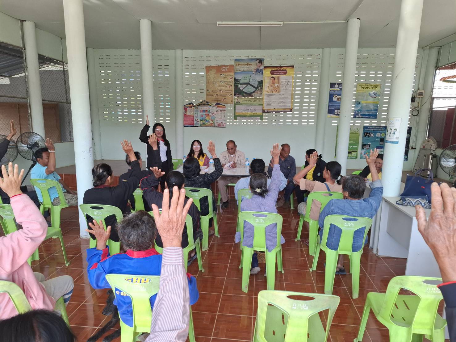 ประชุมชี้แจงโครงการบริหารจัดการทรัพยากรประมง กิจกรรมบริหารจัดการทรัพยากรประมงน้ำจืดอำเภอเมืองศรีสะเกษ