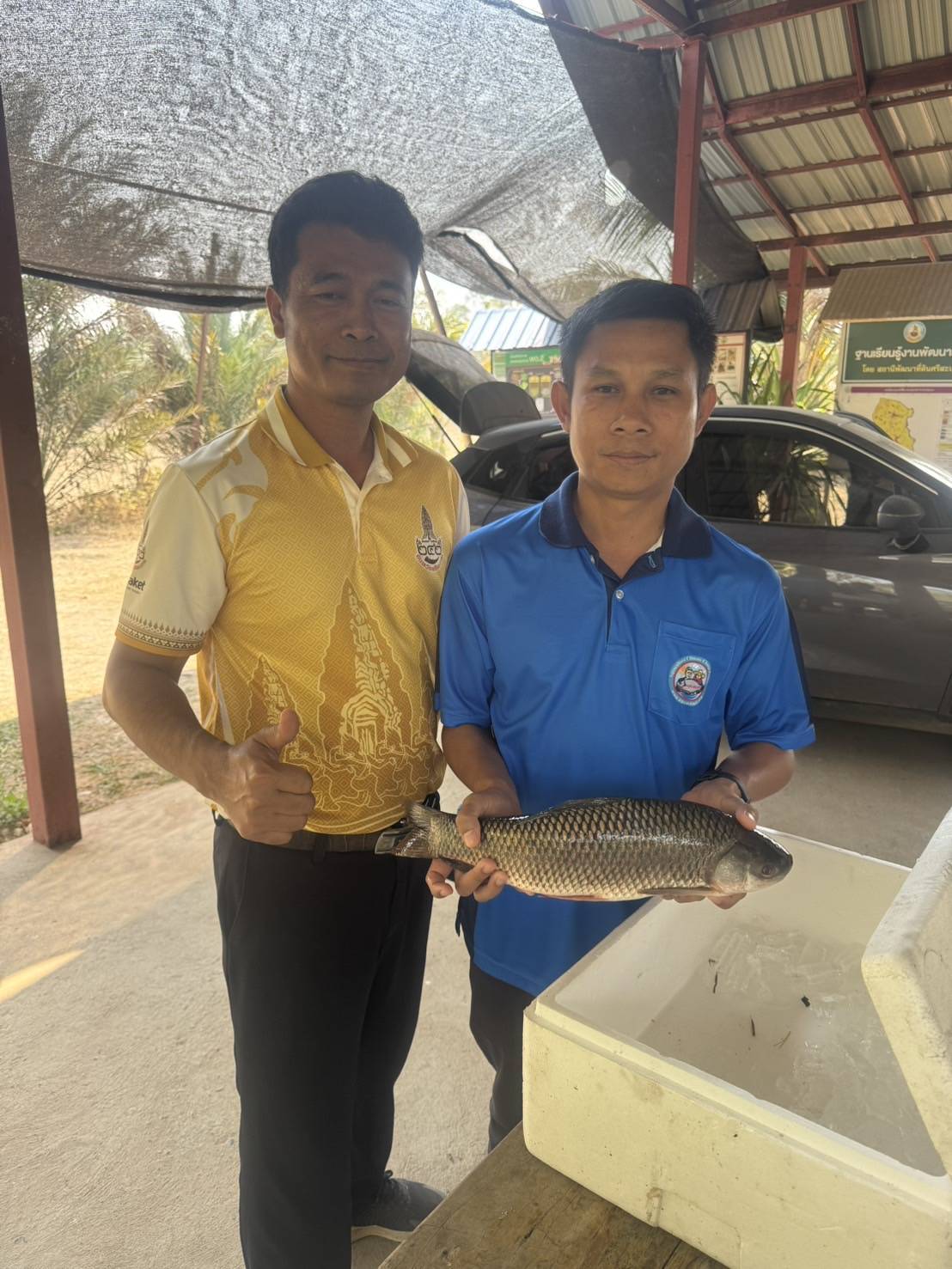 ลงพื้นที่ติดตามและเก็บข้อมูลการเลี้ยงปลาตะะเพียนขาวและปลายี่สกเทศบ่อดินในร่องสวน..คลิก