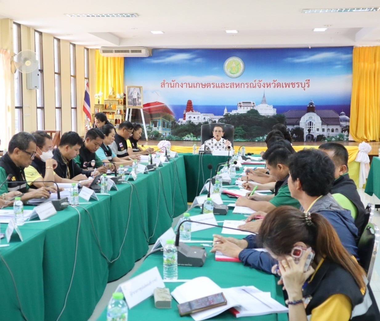 ร่วมประชุมเพื่อตรวจติดตามความก้าวหน้าผลการดำเนินงานตามแผนการตรวจติดตาม