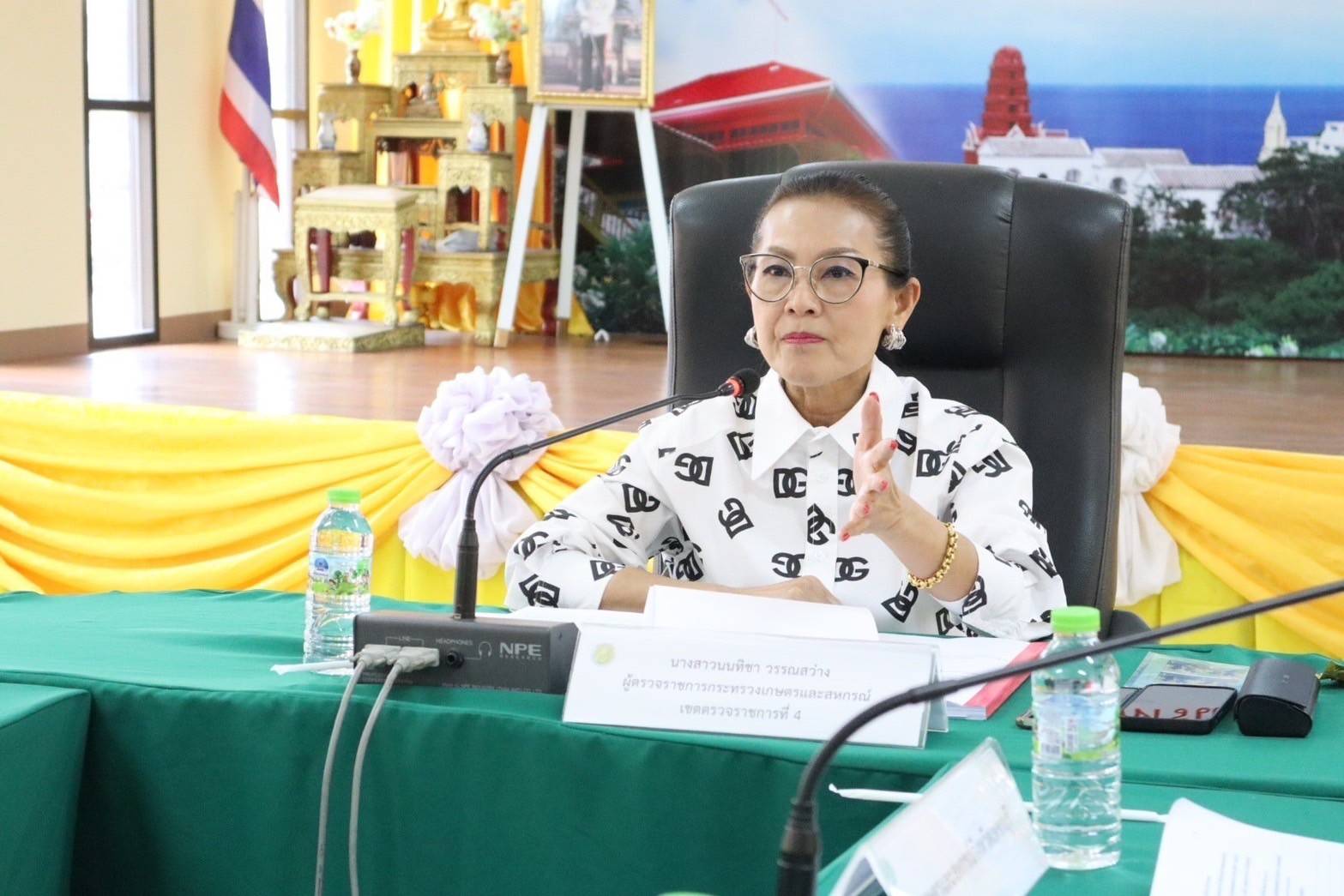 ร่วมประชุมเพื่อตรวจติดตามความก้าวหน้าผลการดำเนินงานตามแผนการตรวจติดตาม