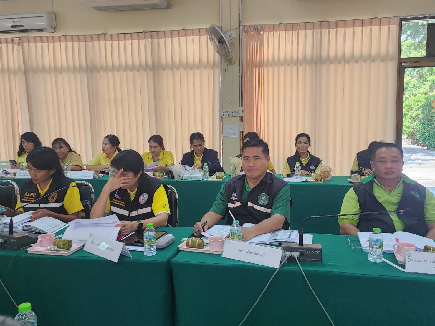 ร่วมประชุมเพื่อตรวจติดตามความก้าวหน้าผลการดำเนินงานตามแผนการตรวจติดตาม