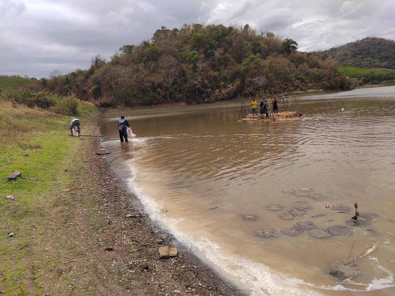 สำนักงานประมงจังหวัดหนองบัวลำภู  ฝึกอบรมเชิงปฎิบัติการ โครงการเพิ่มประสิทธิภาพการเกษตรมูลค่าสูง สู่เกษตรนวัตกรรมชั้นสูง กิจกรรม ส่งเสริมการเพิ่มผลผลิตสัตว์น้ำในแหล่งน้ำ