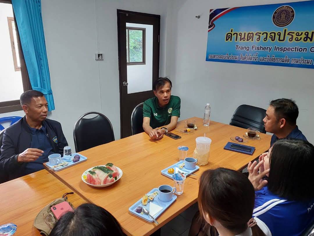 #ยินดีปรีดามีผู้มาเยี่ยมเยือน....ด่านตรวจประมงตรังยินดีต้อนรับทุกท่านที่มาเยือน