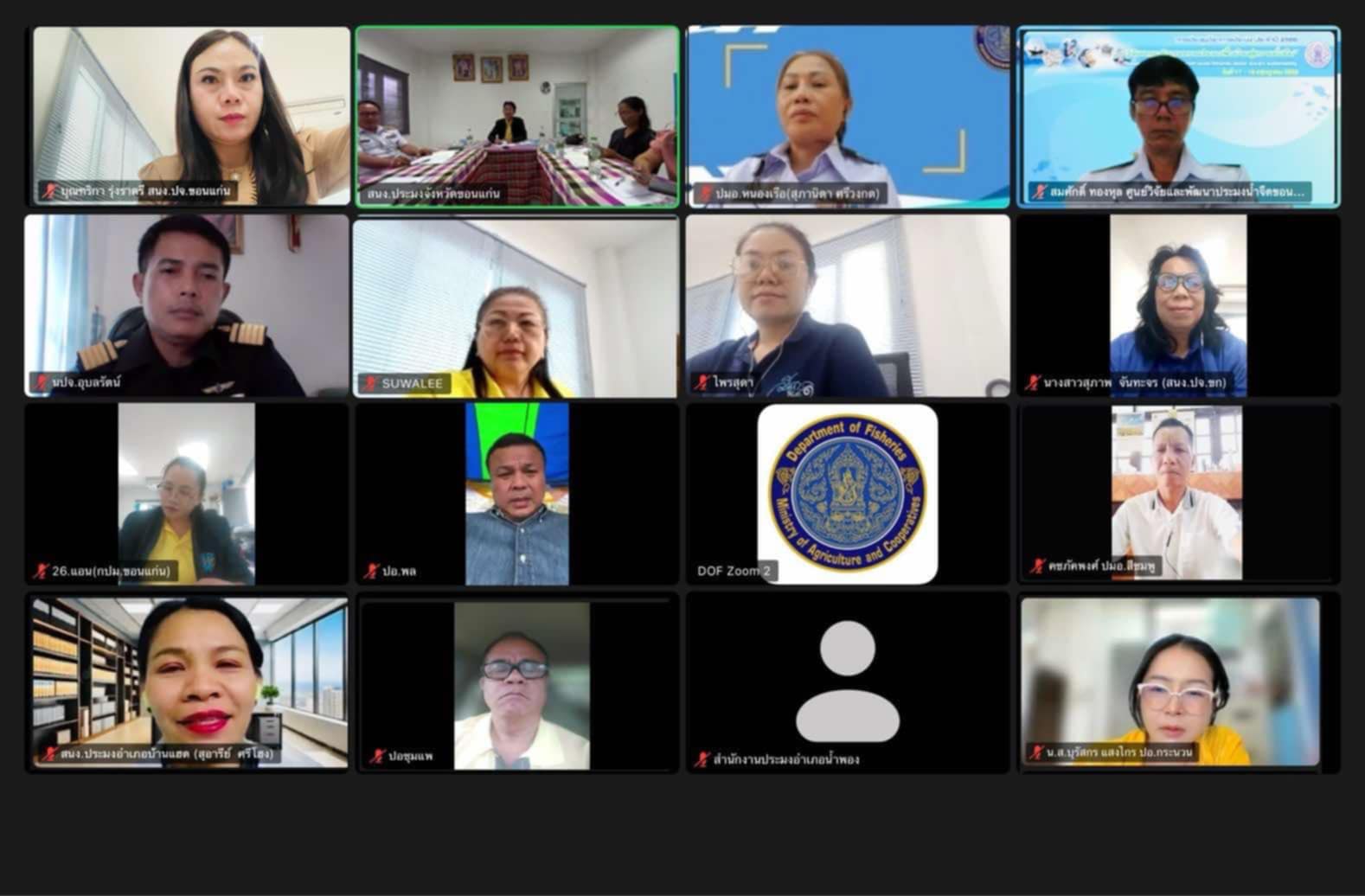 การร่วมประชุมหน่วยงานในสังกัดกรมประมงจังหวัดขอนแก่น ครั้งที่ 2/2568 ประจำเดือนกุมภาพันธ์ 2568..คลิก