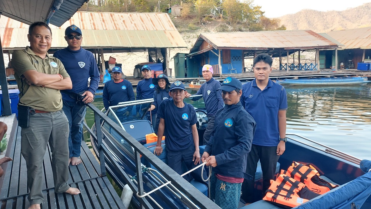 เข้าติดตามและให้คำแนะนำส่งเสริมการดำเนินงานขององค์กรชุมชนประมงท้องถิ่นกลุ่มเฝ้าระวังการประมงเขื่อนศรีนครินทร์หาดปานา ตำบลเขาโจด อำเภอศรีสวัสดิ์ 