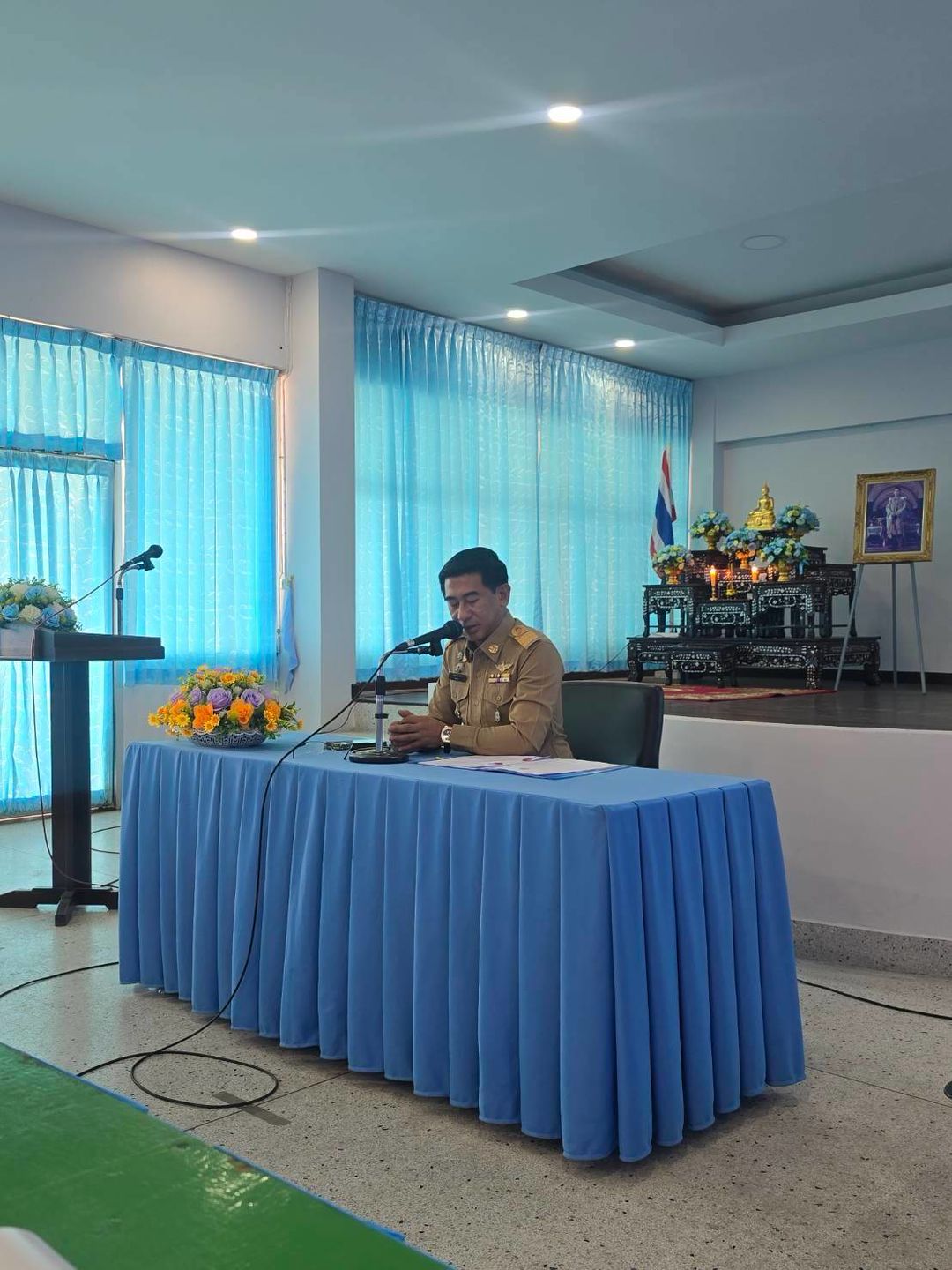 ประมงอำเภอเก้าเลี้ยว ร่วมประชุมกำนันผู้ใหญ่บ้าน และหัวหน้าส่วนราชการ ประจำเดือนมีนาคม 2568..คลิก