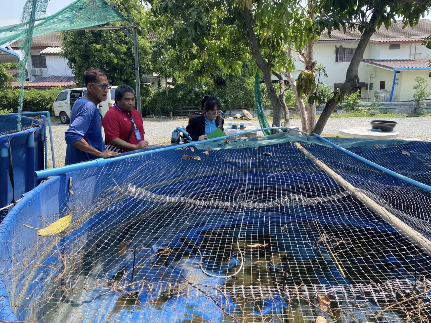 สำนักงานประมงพื้นที่กรุงเทพมหานคร ลงพื้นที่ประชาสัมพันธ์หลักเกณฑ์การเข้าร่วมโครงการแปลงใหญ่ และให้บริการเกษตรกร