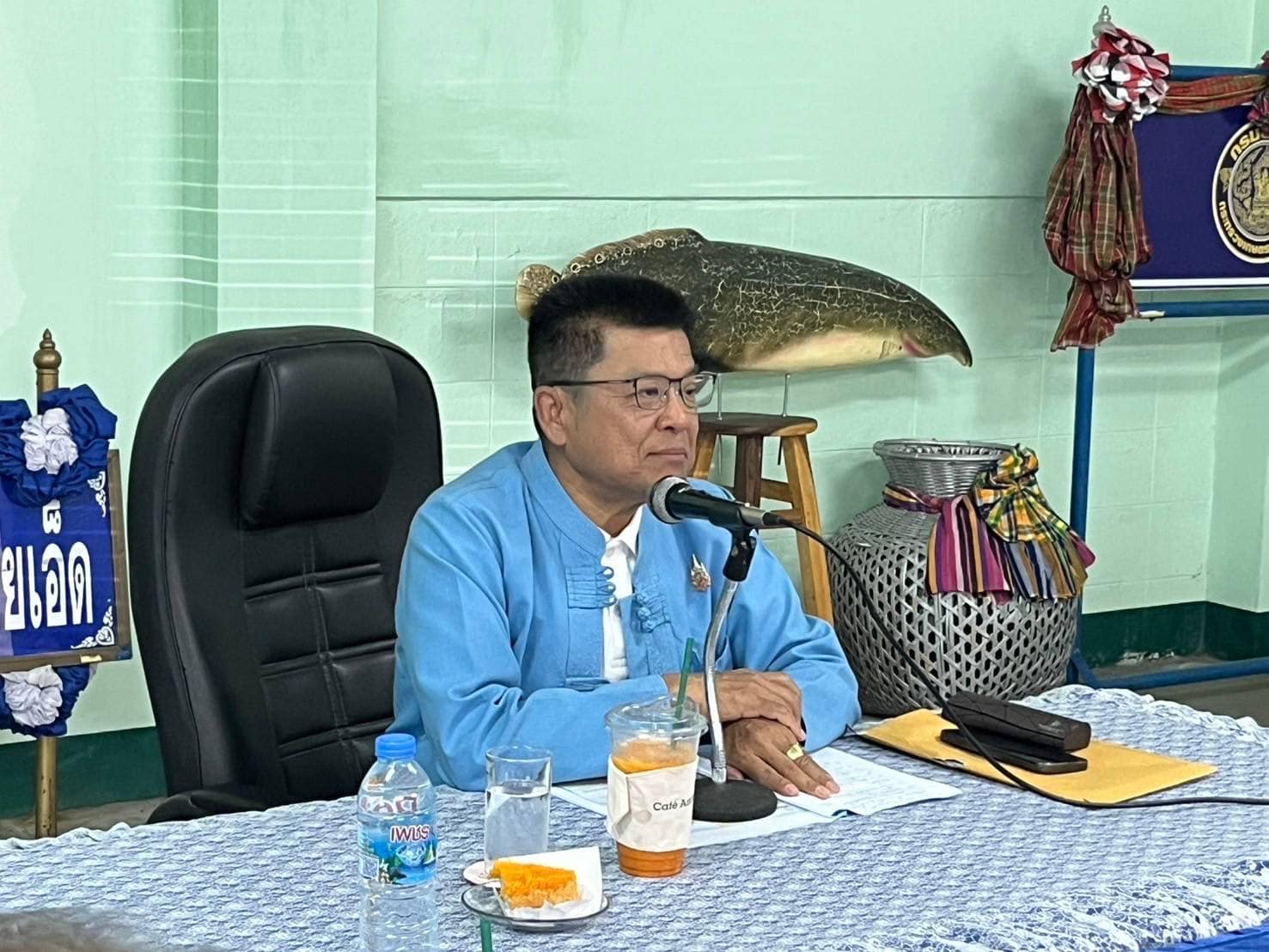 อธิบดีกรมประมง ลงพื้นที่ตรวจเยี่ยมสำนักงานประมงจังหวัดร้อยเอ็ด